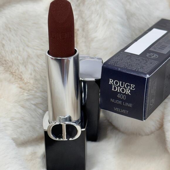 Dior rouge Dior velvet Never used #400 Nude line New but box is slightly dama - Picture 1 of 1